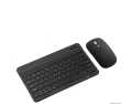 Bluetooth Keyboard and Mouse Combo,Ultra Slim Rechargeable Portable Wireless Keyboard Mouse Set Compact for Android Windows Tablet Cell Phone iPhone iPad Computer Desktop PC Laptop( black). 