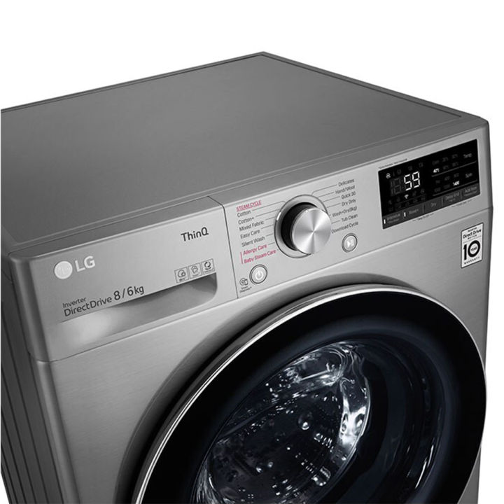 LG%20Brand%208%20Kg%20Wash%20&%206%20Kg%20Dry%20Washer%20Dryer%20-%20FV1408H4V%20%7C%20Inverter%20Direct%20Drive%20%7C%20AI%20Direct%20Drive%20%7C%20Steam%20%7C%20ThinQ%20Wi-Fi%20%7C%2010%20Years%20Warranty%20+%20Free%20Gift:%206Kg%20Surf%20Excel%20Matic%20-%20Image%204