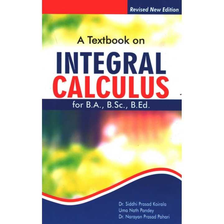 A Textbook on Integral Calculus (Hpdc:6592)