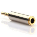 4 Pieces 2.5mm Male to 3.5mm Female Audio Headphone Jack Adapter Converter. 