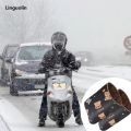Linguolin New Breathable Electric Vehicle Warm Gloves Waterproof Warm Scooters Hand Guards Windproof Motorcycle Handlebar Gloves Cycling Driving. 