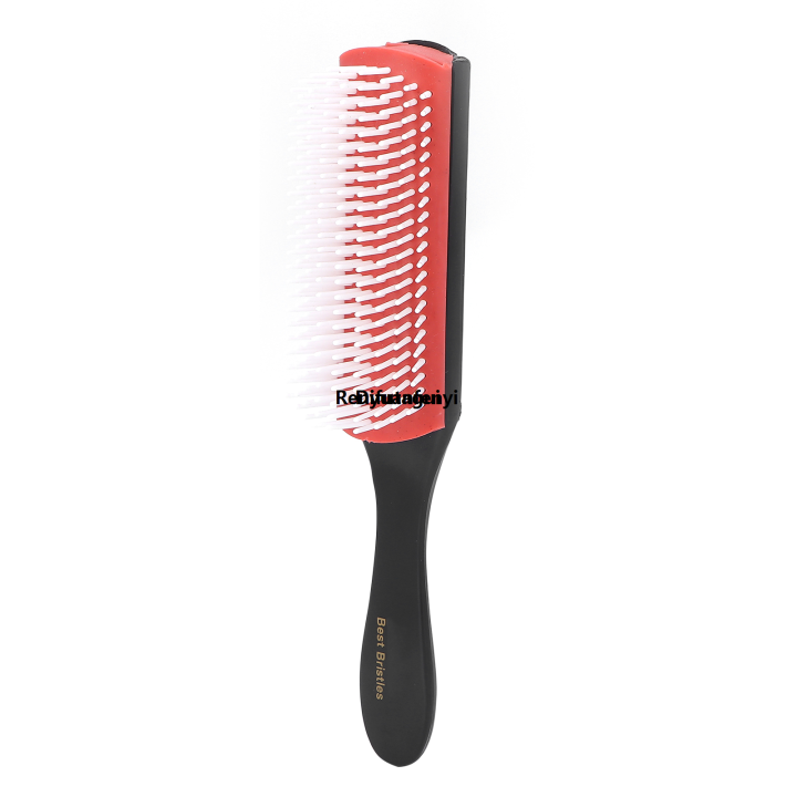 Difutagui%201pc%209-Row%20Detangling%20Hair%20Brush%20Denman%20Detangler%20Hairbrush%20Original%20Profesional%20Scalp%20Massager%20Straight%20Curly%20Wet%20Hair%20Comb%20-%20Image%207