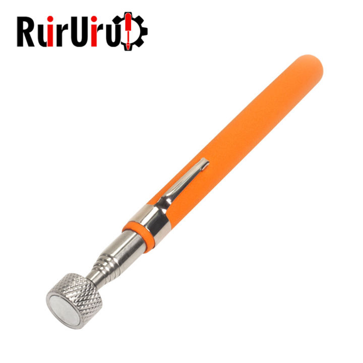 Telescopic Magnetic Pickup Tool with Pocket Clip Compact Size Portable Widely Used Handheld Extendable Magnet Stick Gear