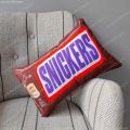 Male Seat Cushion Bed Pillowcase 4 Room Cushion Cover Sofa Fun Chocolate Snickers Rack Pillowcase Lying 0x60cm Pillowcase Car Office. 