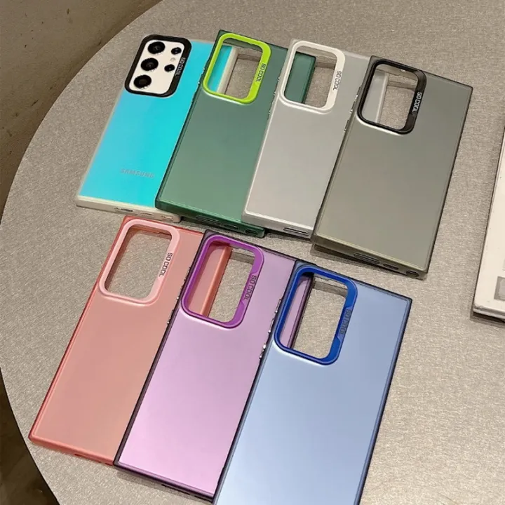 For%20Samsung%20Galaxy%20S24%20S23%20S22%20Ultra%20S21%20S20%20FE%20A52%20A54%20A34%20All%20Inclusive%20Fall%20Protection%20Phone%20Shell%20Frosting%20Shockproof%20Laser%20Hard%20Case%20Cover%20-%20Image%202