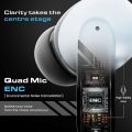 GOBOULT Newly Launched Z40 Pro v2.0 in Ear Earbuds with 100H Playtime, Amp App Support, Active Noise Cancellation, Quad Mic ENC, Dual Device Pairing, 13mm Driver, Bluetooth 5.4 Wireless. 