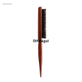 Difutagui Combing hair brush wild boar 1 piece professional salon bristle New style wooden fine tooth comb hair styling extension tool. 