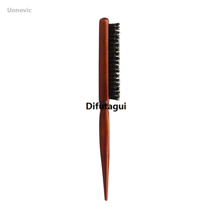 Difutagui%20Combing%20hair%20brush%20wild%20boar%201%20piece%20professional%20salon%20bristle%20New%20style%20wooden%20fine%20tooth%20comb%20hair%20styling%20extension%20tool%20-%20Image%207