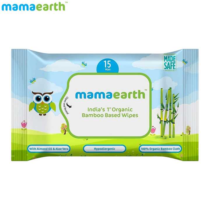 MAMAEARTH BAMBOO BASED WIPES TRAVEL PACK