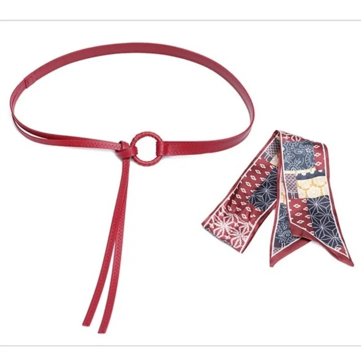 Vintage%20Style%20Leather%20Belt%20Silk%20Scarf%20Belt%20Red%20Black%20Coffee%20Bandana%20Scarf%20Waist%20Chain%20Retro%20Waistband%20Hip%20Hop%20Fashion%20-%20Image%203