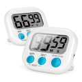 2Pcs Kitchen Timer Magnetic Digital Loud Alarm Kitchen for Upgrade Classroom Timer for Kids. 