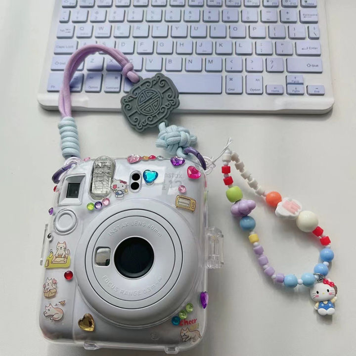 Hello Kitty Rope Chain HOT Sanrio Hello Kitty Phone Chain Cute Cartoon Beaded Strap Keychain ...