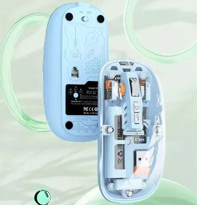 M233%20Tri%20Mode%20Bluetooth%20And%202.4G%20Rechargeable%20Transparent%20Wireless%20Mouse%20-%20Image%204