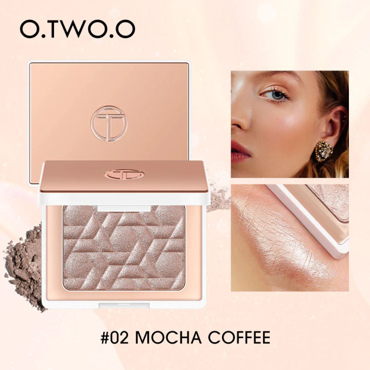 O.TWO.O Good Quality Face Highlighter Palate :- Shade 2