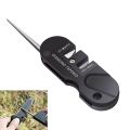 2X Portable Mini Knife Multifunction Sharpener, Steel Outdoor EDC Mini Tool Sharpener. 