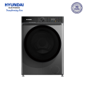 Hyundai 10 KG Front Load Washing Machine with Direct Drive Inverter Motor, Steam Wash & Auto i-Dosing | HYWM-FL10RK-DDM. 
