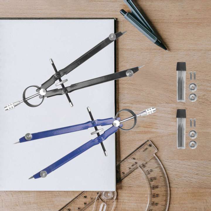 Professional%20Compass%20with%20Lock,%20Compass%20for%20Geometry,%206inch%20Spring%20Bow%20Compass,%20Precision%20Compass%20Math,%20Drafting%20Compass,%20Compass%20Drawing%20(2%20Pack)%20-%20Image%202