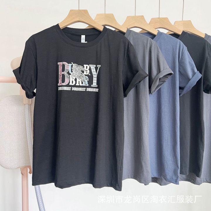 Summer%20plus%20size%20men's%20short-sleeved%20T-shirt%20men's%20half%20sleeve%20loose%20work%20sweat-absorbing%20night%20market%20stall%20manufacturer%20wholesale%20-%20Image%203