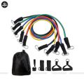 11PCS Resistance Bands Tube Set Stretch Training Rubber Expander Tubes Crossfit Fitness Gum Elastic Pull Rope. 