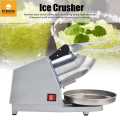 Electric Ice Crusher/Stainless Steel Shaved Ice Snow Cone Machine Professional Electric Ice Shaver for Home Kitchen, Commercial Use. 