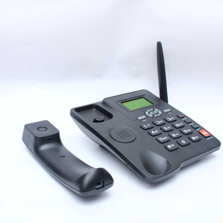 Dual SIM GSM FWP Fixed Wireless Phone / Desktop Telephone Phone Set 602 with Phone Book Caller ID