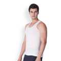 White Gagan Cotton Sando For Men -Pack Of 5. 