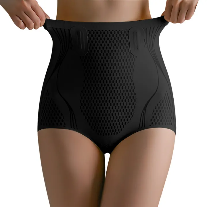 Sales%20promotion%20%E3%80%90Top%20Picks%E3%80%91Ice%20Silk%20Ion%20Fiber%20Repair%20Shaping%20Women%20Tummy%20Control%20Sculpt%20Underwear%20Short%20High%20Waisted%20Body%20Shaper%20Briefs%20Firm%20Pant%20Shapewear%20-%20Image%203