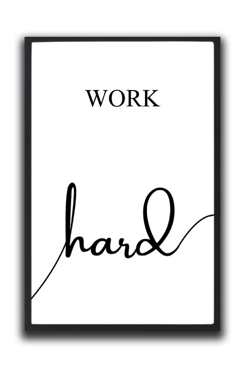 "Stay%20Positive,%20Work%20Hard,%20Make%20It%20Happen"%20Minimalist%20Calligraphy%20Wall%20Art%20Set%20of%203%20Frames%7C%20Three%20Piece%20Frame%20-%20Image%204