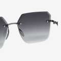 Grey Color Square Shaped Sunglasses For Men. 