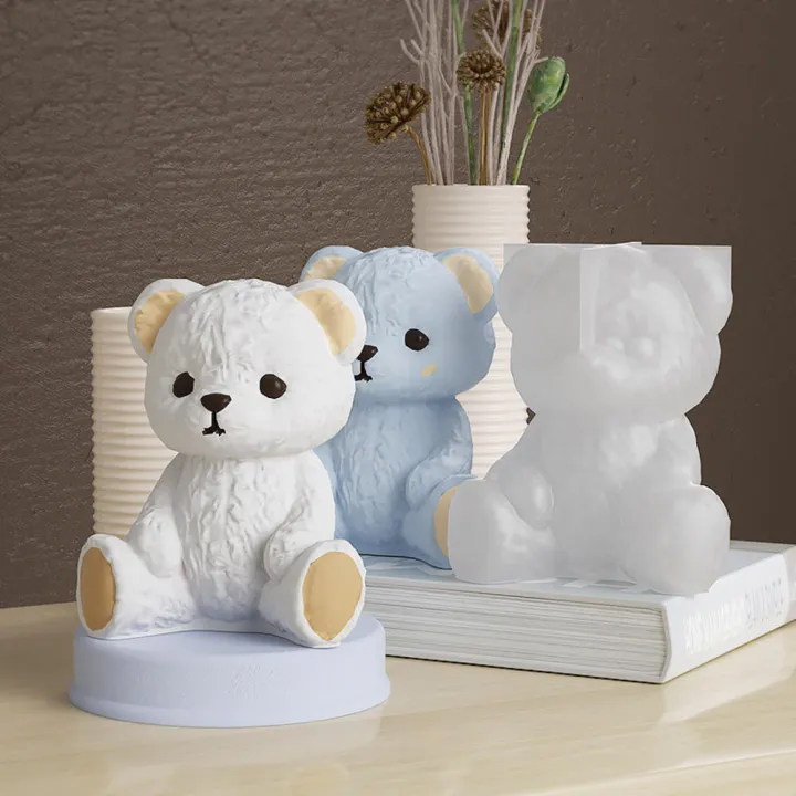 Smiling%20design%20Silicone%20mold%20High-quality%20Aromatherapy%20Home%20decor%20Teddy%20bear%20candle%203D%20%20shape%20Gift%20item%20Soap%20making%20mold%20for%20DIY%20crafts%20Home%20-%20Image%202
