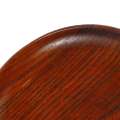 FORIDE 2X Tableware Household Smooth Wooden Bread Dish Tray Kitchen Utensils Seasoning Plate Round. 