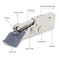 Mini Portable Sewing Machine: Cordless Handheld, Fast and Easy to Use. 