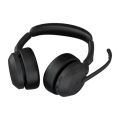 Jabra Evolve2 55 Stereo Wireless Headset with Link 380A - Features Air Comfort Technology, Noise-Cancelling Mics & Active Noise Cancellation - MS Teams Certified - Black. 