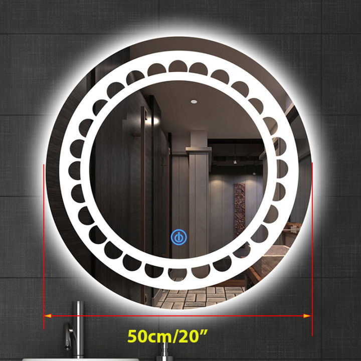 Bathroom%20Mirror%20With%20LED%20Light%2050*50%20cm%20-%20Image%202