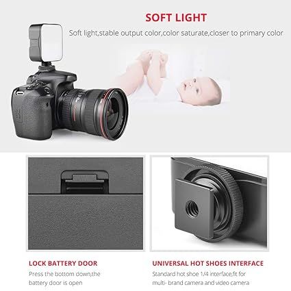 GIFTMAX%20AY-49J%20LED%20Camera%20Light%20%E2%80%93%20Professional%20Portable%20Photography%20&%20Video%20Lighting,%20Adjustable%20Color,%20Mount%20Clamp%20Included%20%5BBattery%20Not%20Included%5D%20-%20Image%204