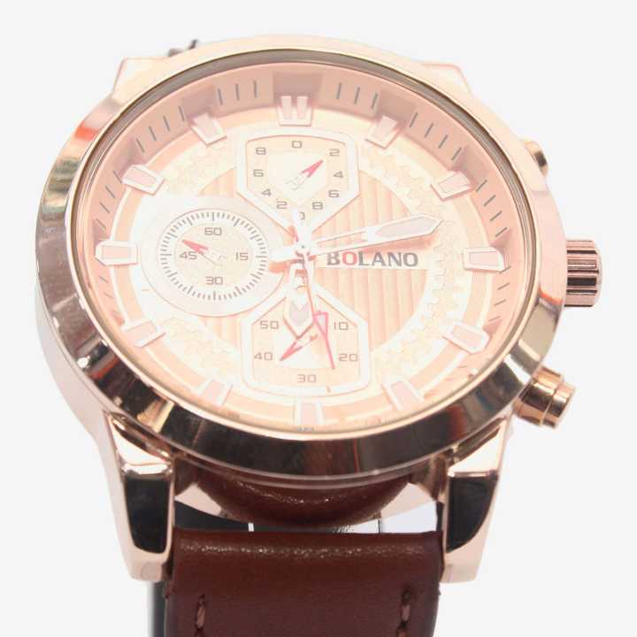 Boland%20Casual%20Slim%20Dial%20Date%20Display%20Leather%20Strap%20Wristwatch%20For%20Men%20-%20Brown%20-%20Image%203
