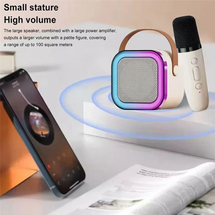 Wireless%20Bluetooth%20Microphone%20Audio%20Home%20Karaoke%20Singing%20Family%20Children'S%20National%20Ktv%20Integrated%20Microphone%20-%20Image%204