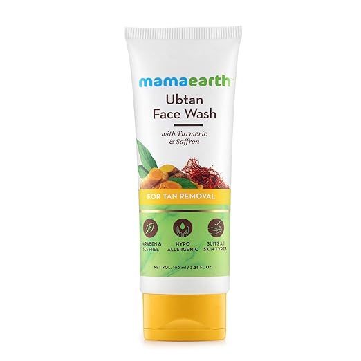 Mamaearth Ubtan Natural Face Wash for Dry Skin ,100 ml