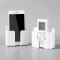 Box Samsung Xiaomi in the stand wall mounted 2 piece set of mobile charging dock mobile phone suitable for Huawei Poco lazy sticky remote control storage. 