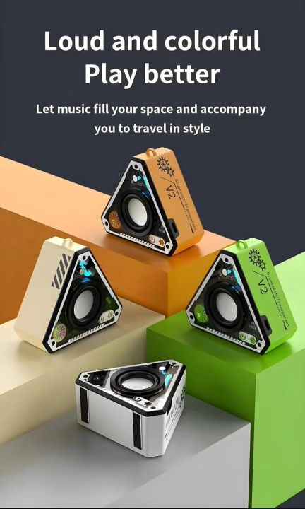 5W Wireless Bluetooth Mini Speaker with Loud Sound & Punchy Bass, 52mm ...