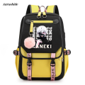Anrushide Backpack Fashion Large Capacity Men's Women's Backpack Printed Portable Anime Hot Kanemuken Travel Bag Boy Girl School Bag. 