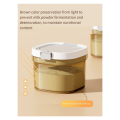 NAMUNY Plastic Canisters - UV-Resistant Kitchen Storage Jars with Free Scraper Spoon for Milk Powder & Food Sealing Large. 