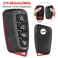 NEW 315 MHz/433 MHz Garage Door Opener Wireless Learning Code 4 Button Cloning Remote Control Duplicator Remote for Garage Door. 