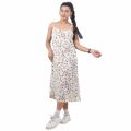 Summer Collection  Stylish Cute Floral Printed Cotton Mix Midi / One Piece Dress  For Women By Rc. 