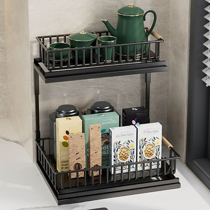 Multifunctional%20Carbon%20steel%20Under%20Sink%20Organiser%20Upgraded%202%20Tier%20Kitchen%20Organizer%20Black/White%20Sink%20Storage%20Shelf%20Bathroom%20-%20Image%207