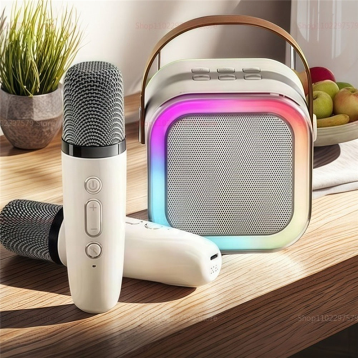 Wireless%20Bluetooth%20Microphone%20Audio%20Home%20Karaoke%20Singing%20Family%20Children'S%20National%20Ktv%20Integrated%20Microphone%20-%20Image%202