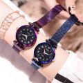 Korean Style Watch, Fashion Watch, Magnet Watch For Women, Round Dial. 