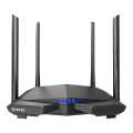 Tenda AC1200 Smart Wi-Fi Router, High Speed Dual Band Wireless Internet Router With Smart APP, 4 x 100 Mbps Fast Ethernet Ports AC6 Black. 