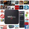 MXQ-Pro Android Latest Edition 4K Smart Tv Box With TV Remote Set. 