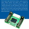 18650 Lithium Battery Capacity Tester 1.77inch Display Internal Resistance Measurement Module Type-C Interface with Battery Capacity Division and Running Cycle Function. 